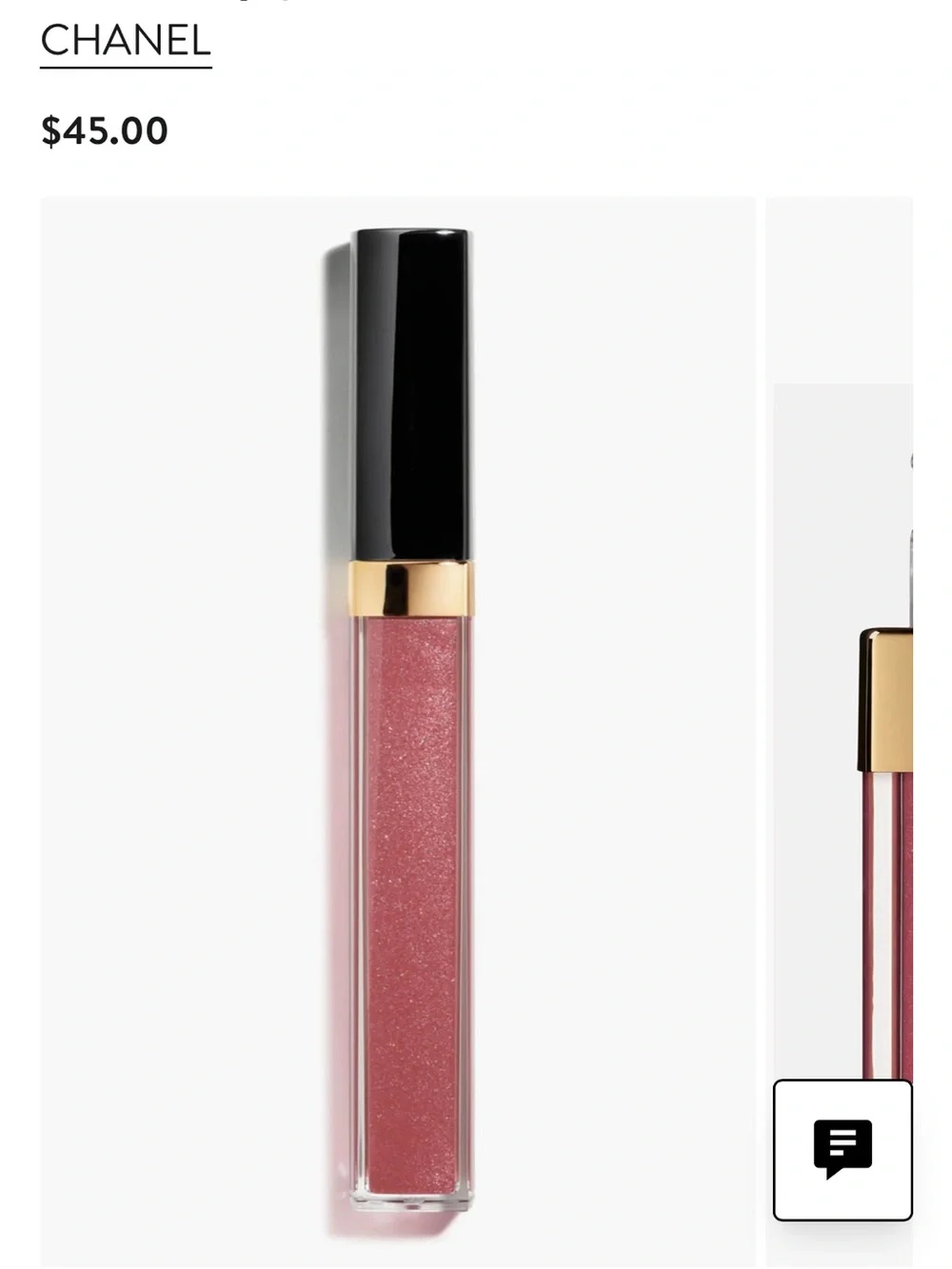CHANEL rouge coco hydra gloss in bourgeois